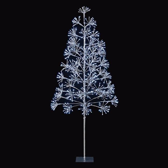 Premier 1.2M LED Starburst Tree - Silver