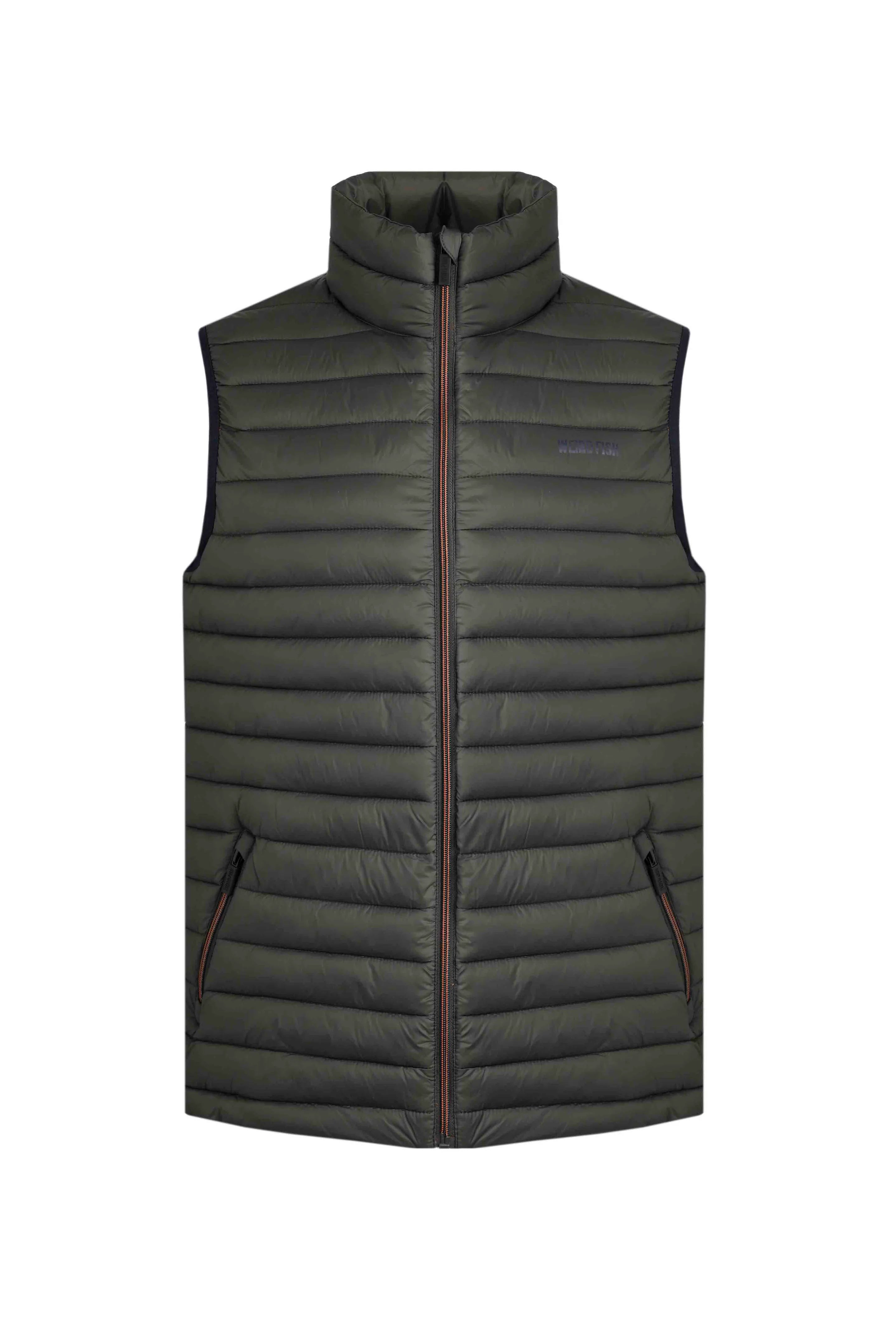 Weird Fish Langtree Lightweight Showerproof Padded Gilet - Anthracite