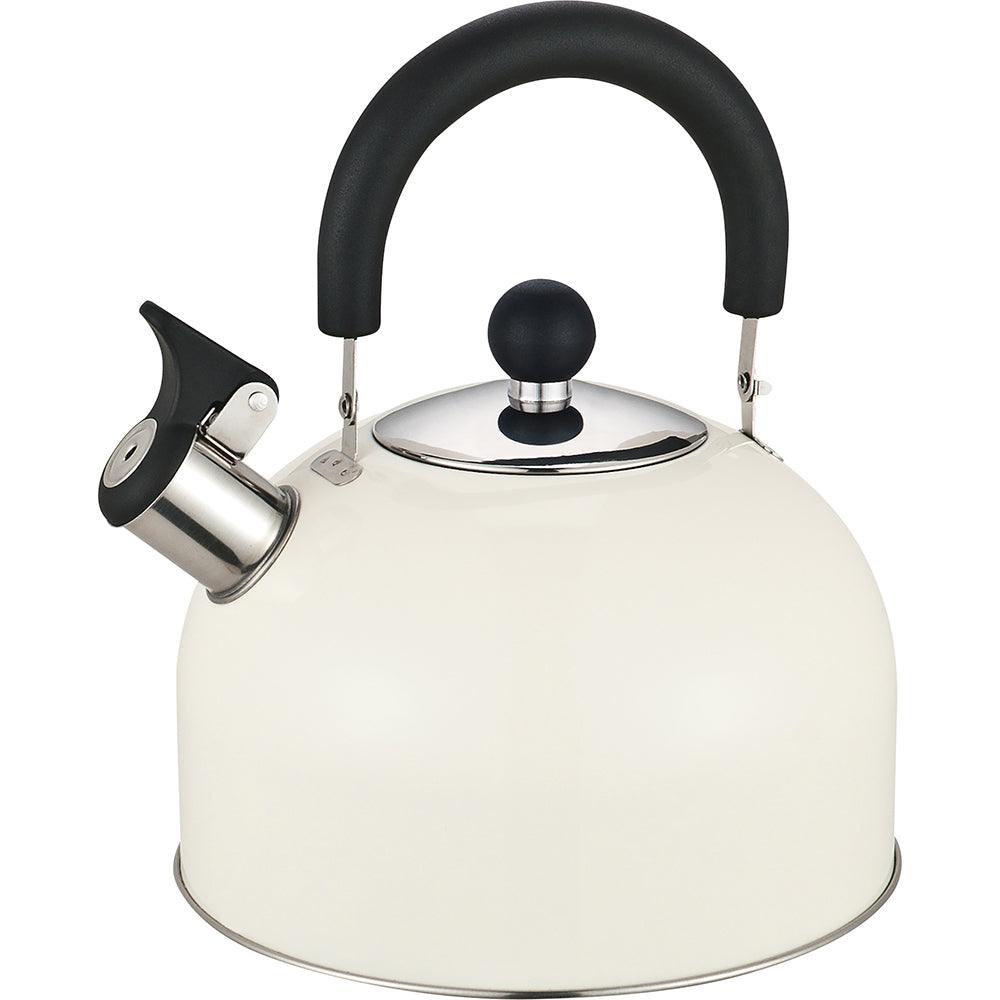 2.5 Litre Cream Whistling Kettle - Towsure