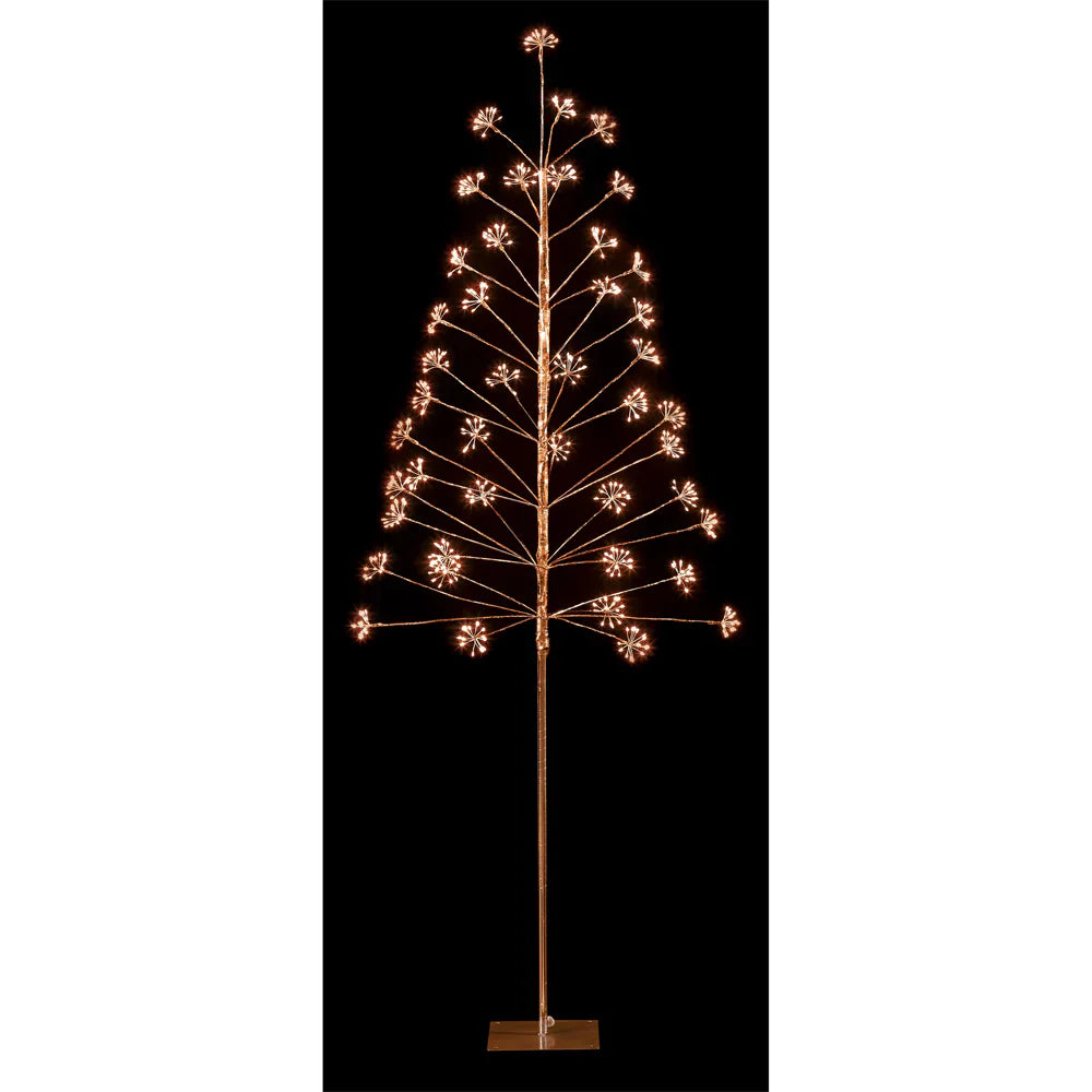 Premier Decorations MicroBrights 1.8m LED Tree - Rose Gold/Warm White