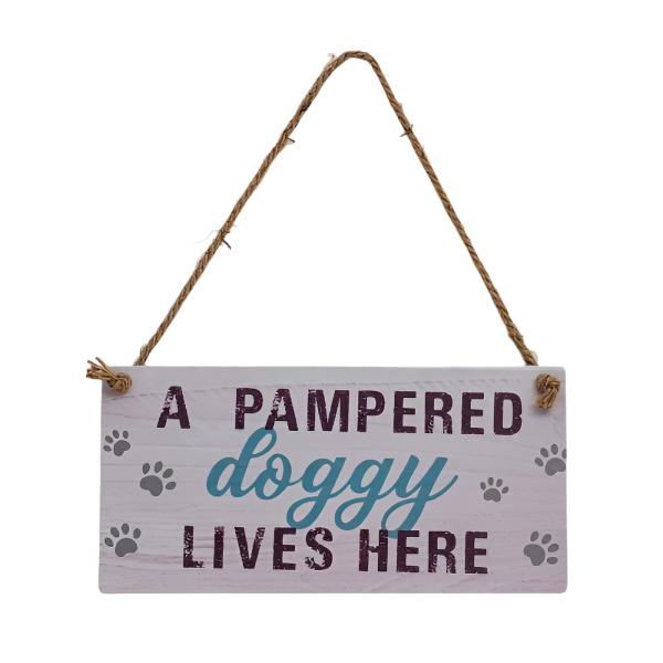 Three Kings PetFun - Pampered Doggy Sign