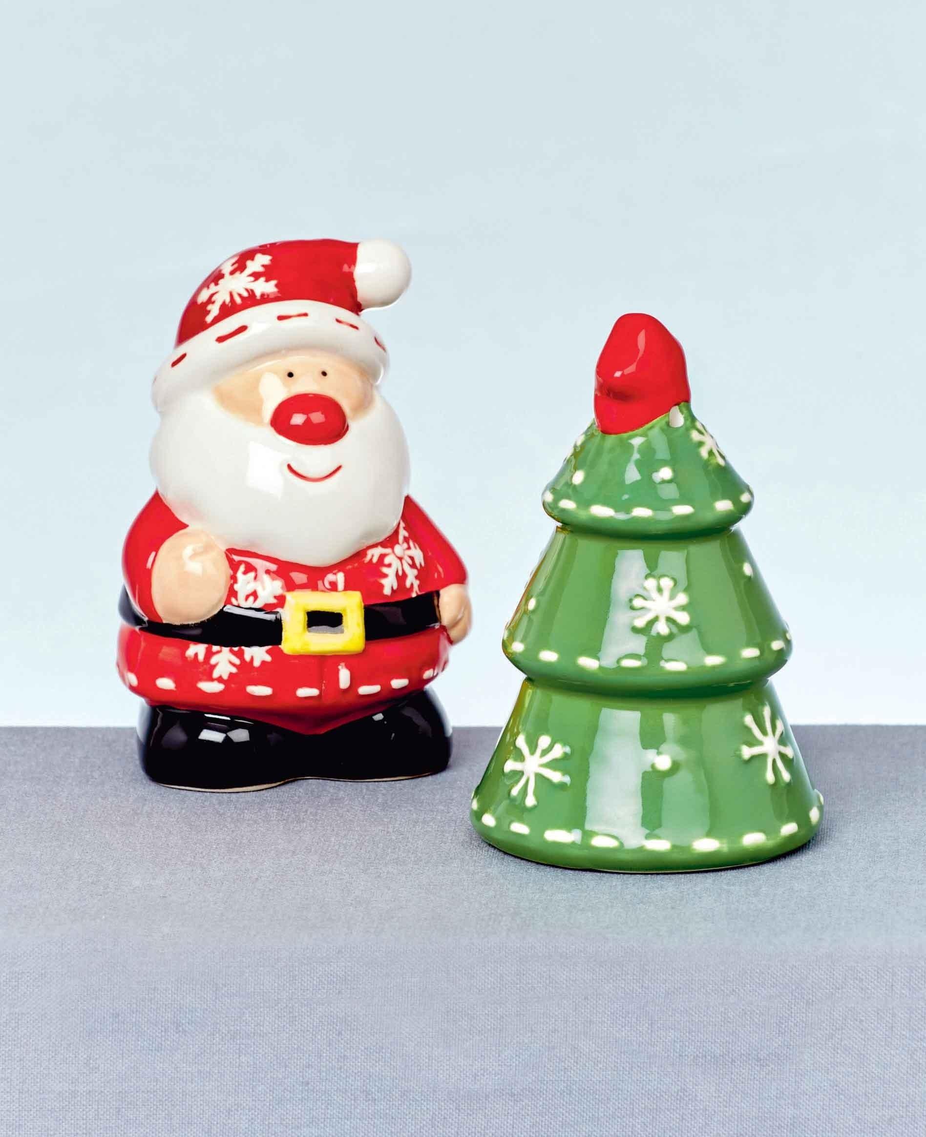 6cm Santa-Tree Salt And Pepper Set - Towsure