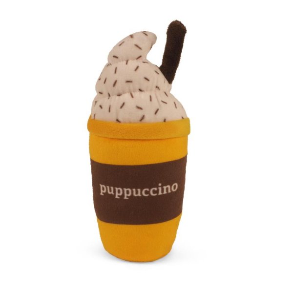 Dog Squeaky Plush Toy - Puppuccino PlayPal