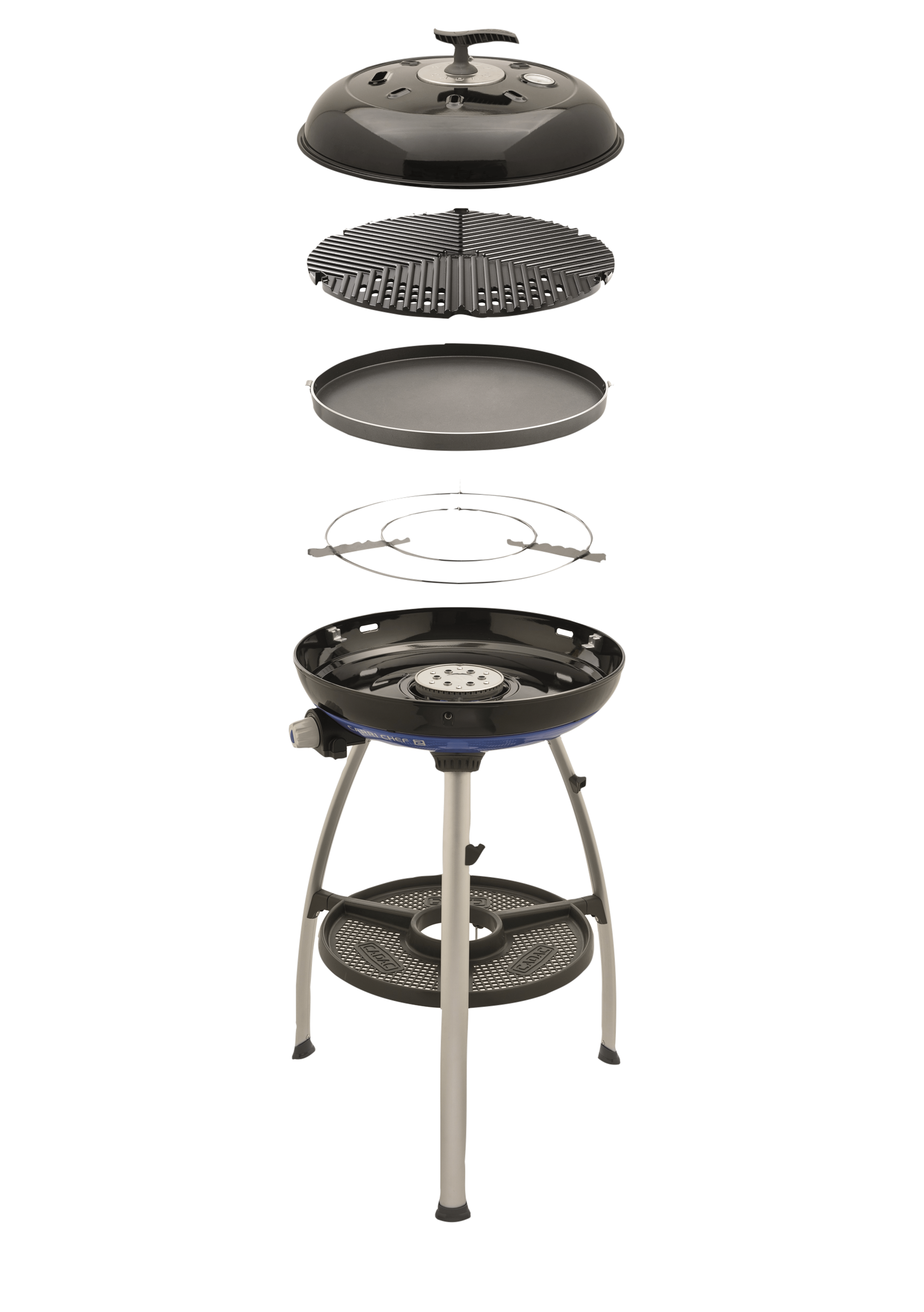 Cadac Carri Chef 50 Gas Barbecue - Chef Pan Combo