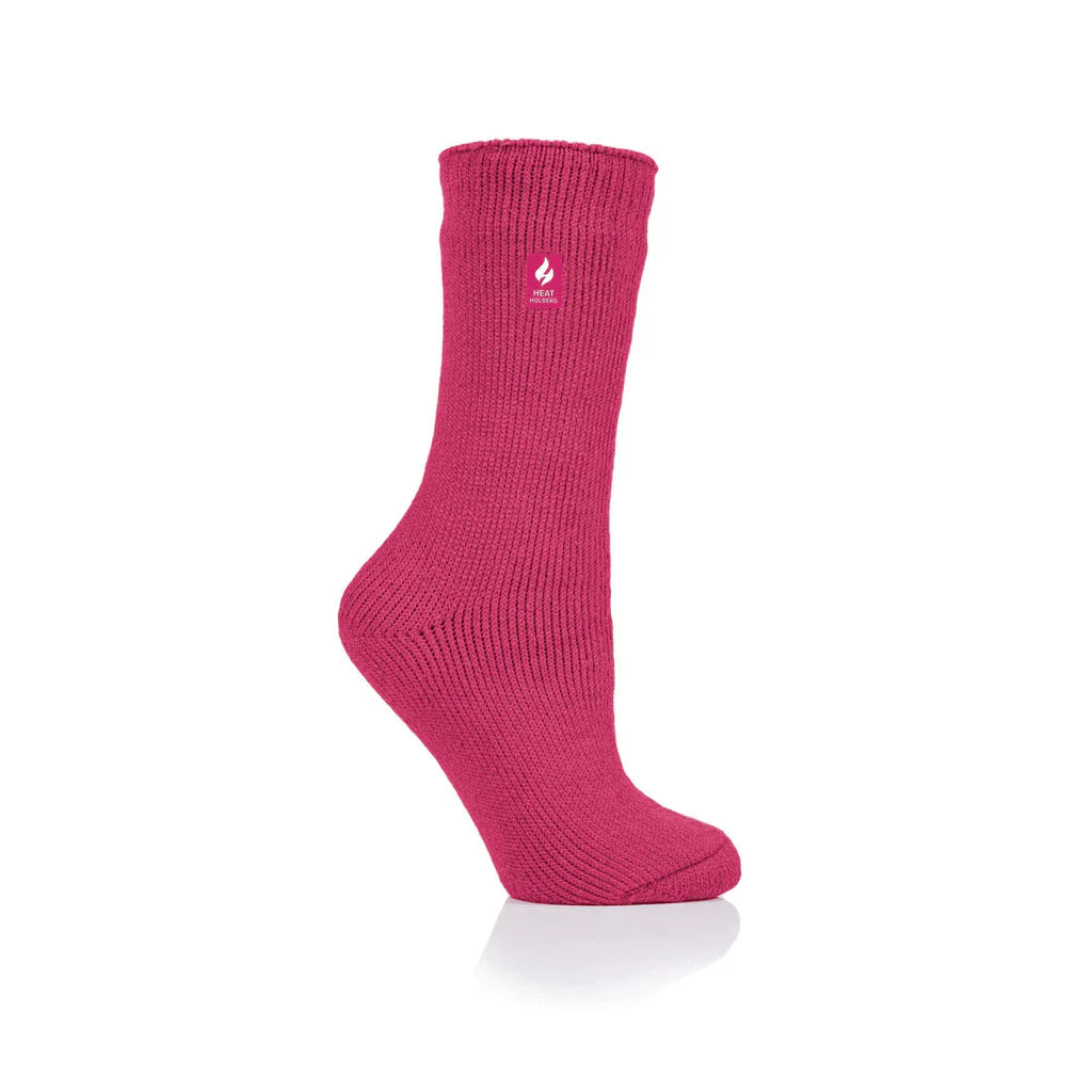 Heat Holders Ladies Original Camellia Socks - Raspberry