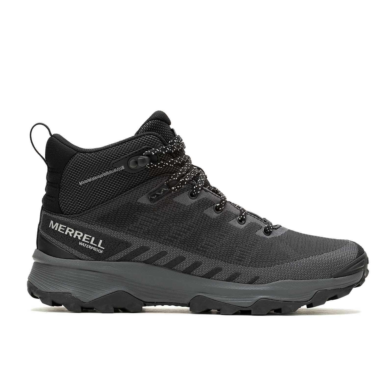 Merrell Men's Speed Eco Mid Waterproof Walking Boots - Black