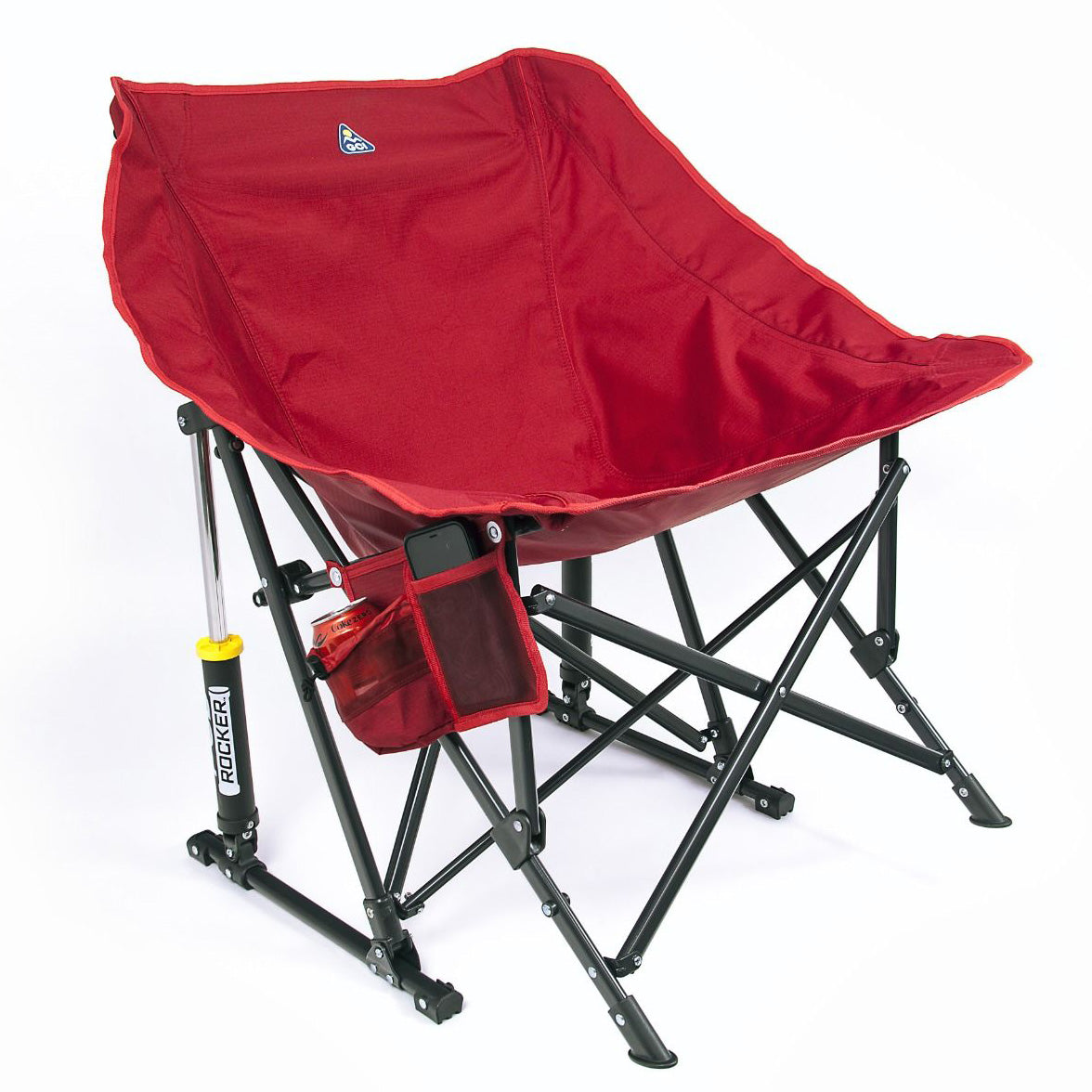 GCI Pod Rocker Folding Camping Chair - Red