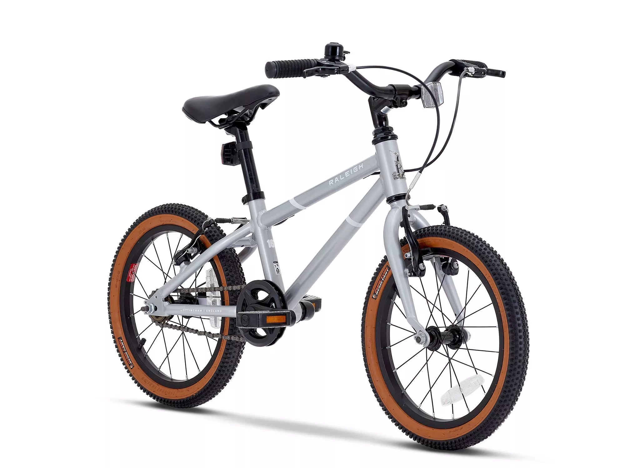 Raleigh Pop 16" Wheel Kids Bike - SIlver