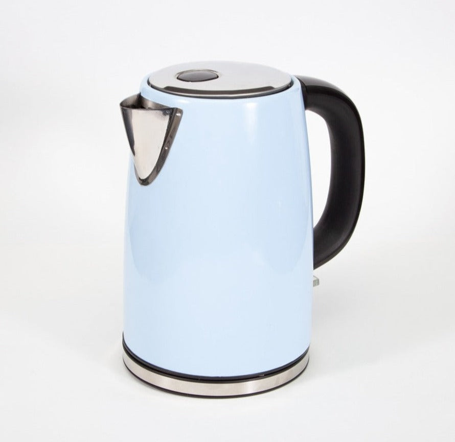 Via Mondo Boil It Electric Kettle 1.7L 230v 900W Low Wattage - Duck Egg Blue