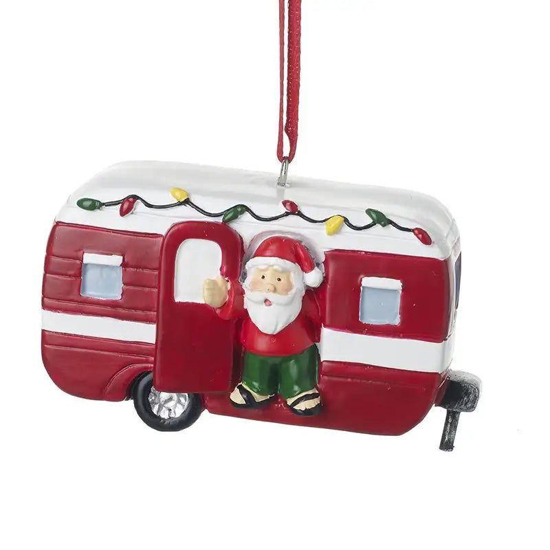 Santa's Caravan Hanging Christmas Decoration