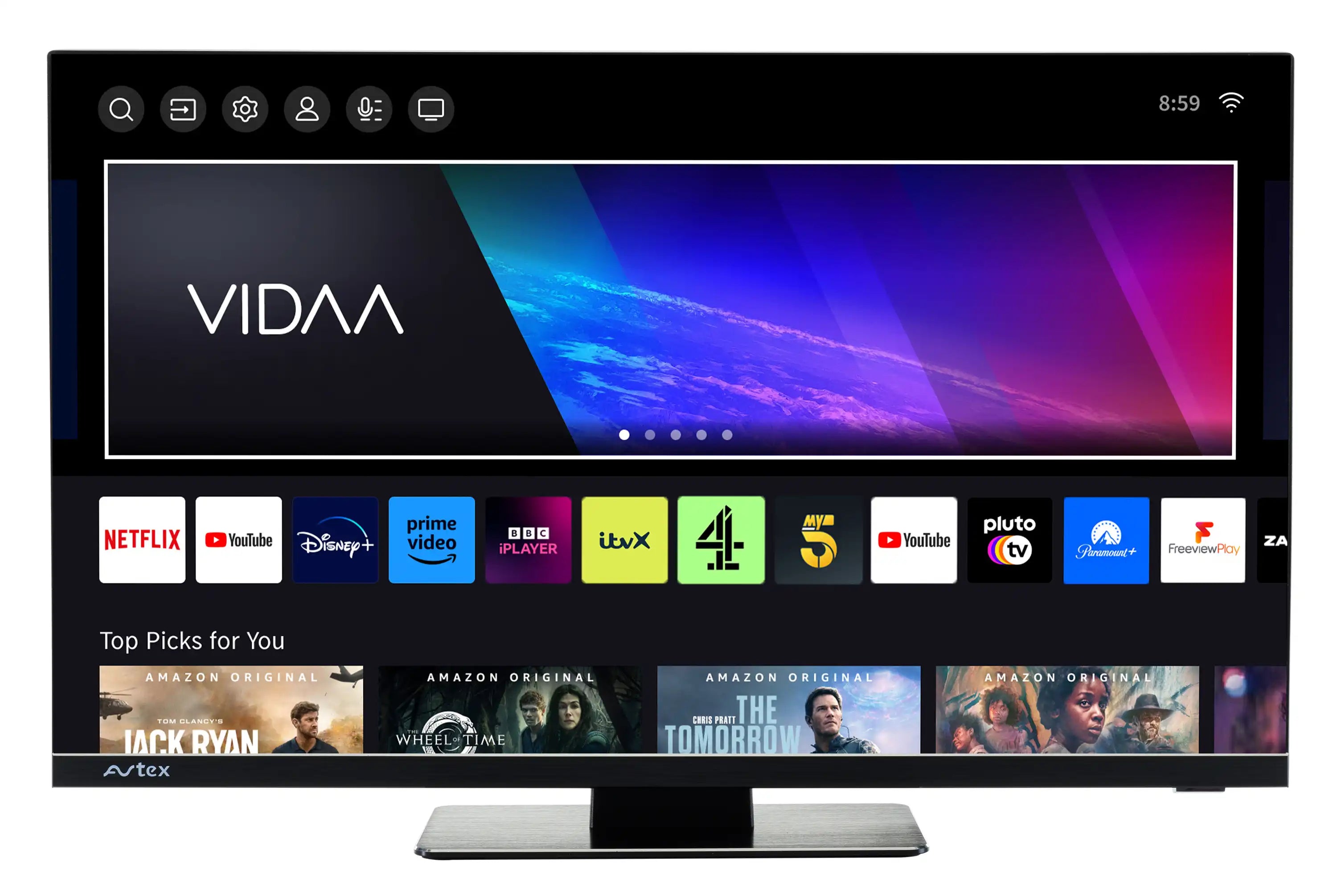 Avtex AV195TS 18.5" VIDAA Full HD Smart TV with Satellite Decoder