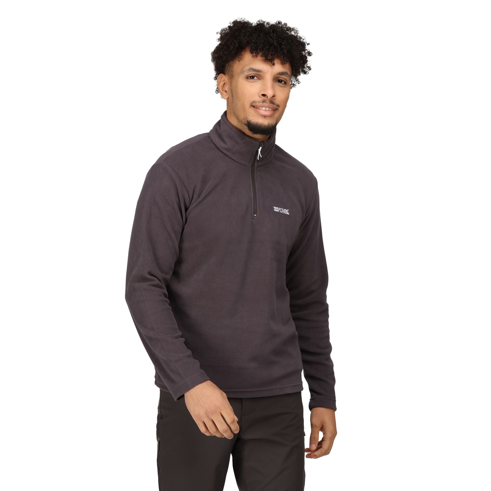 Regatta Men's Thompson Lightweight Half Zip Fleece - Iron