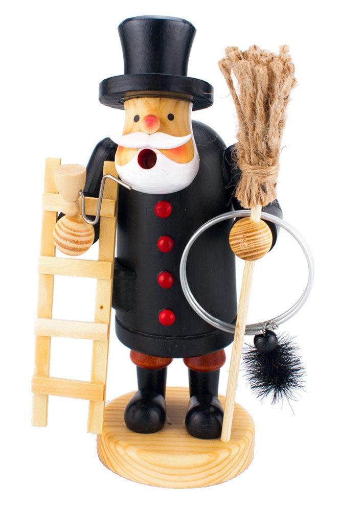 Chimney Sweep Incense Burner Smokerman Figure - 18cm