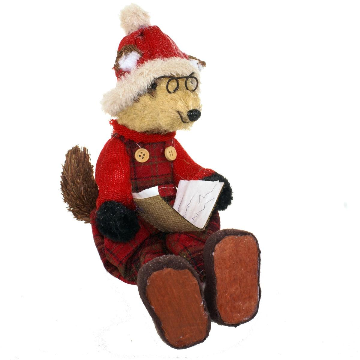 Christmas Mr Badger - Woodland Animals Xmas Ornament - Towsure