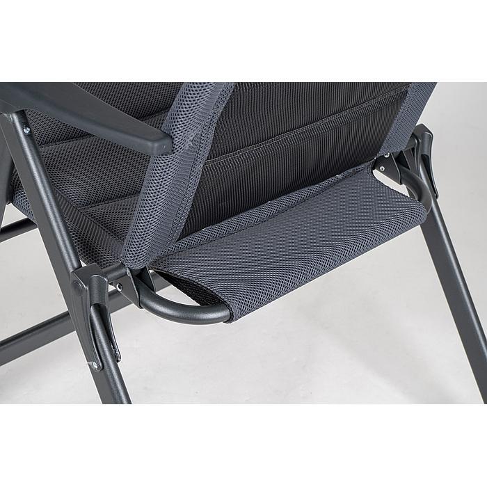 Crespo AP237 Air-Deluxe Compact Reclining Mesh Chair - Grey - Towsure