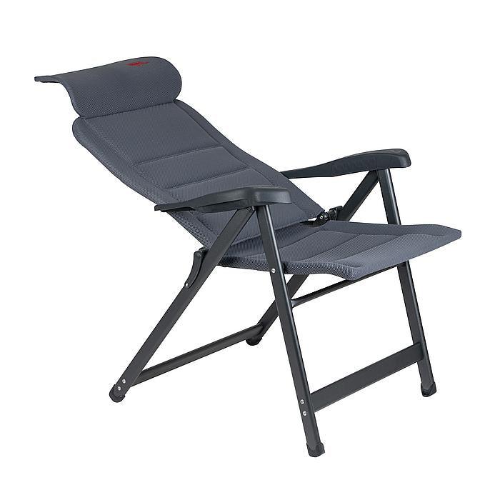 Crespo AP237 Air-Deluxe Compact Reclining Mesh Chair - Grey - Towsure