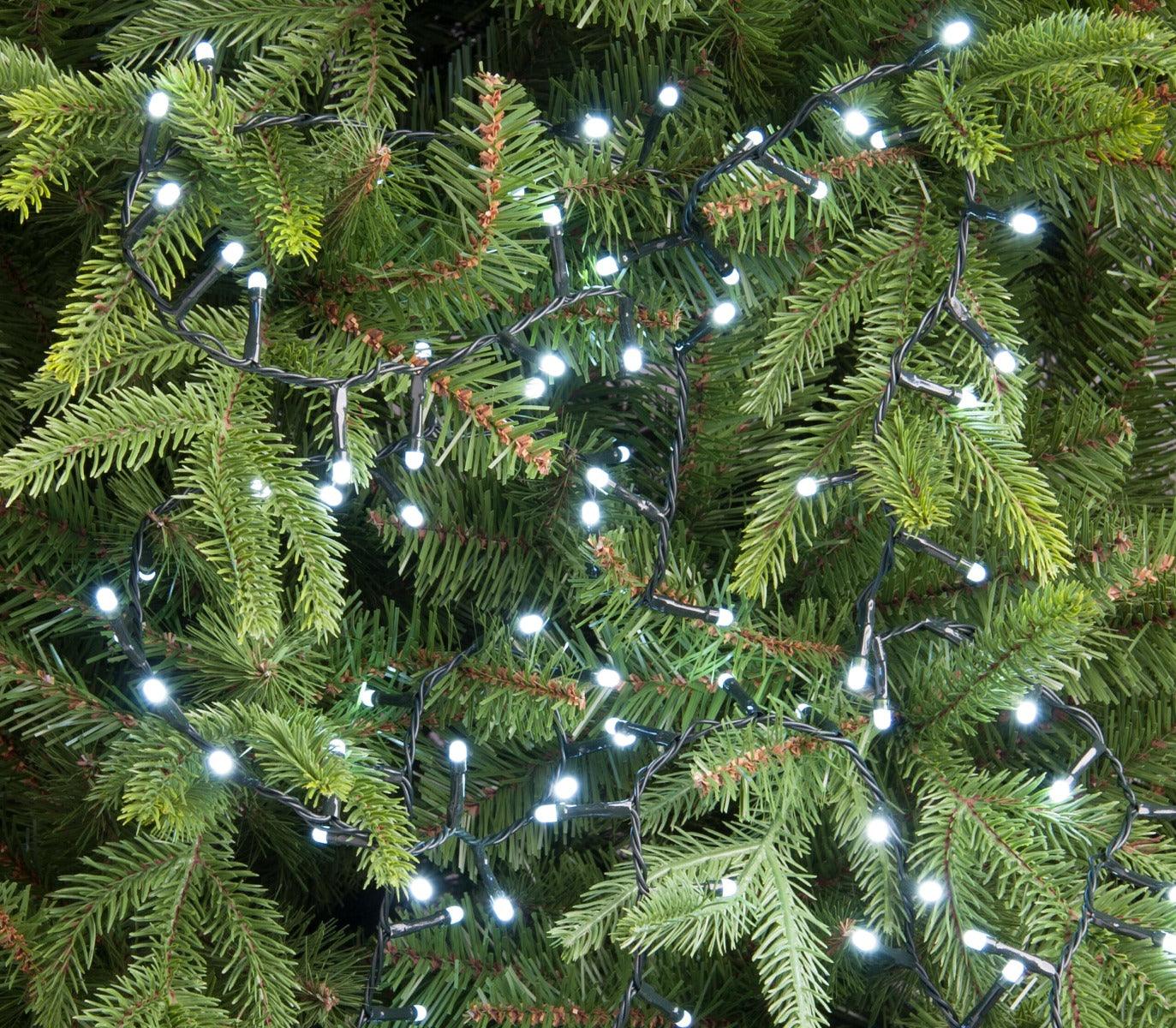 Festive 1000 Glow-Worm Lights - Bright White