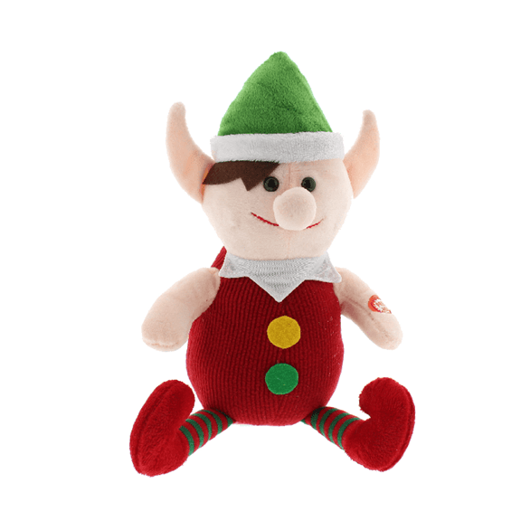 Festive Animated Elf - 25cm