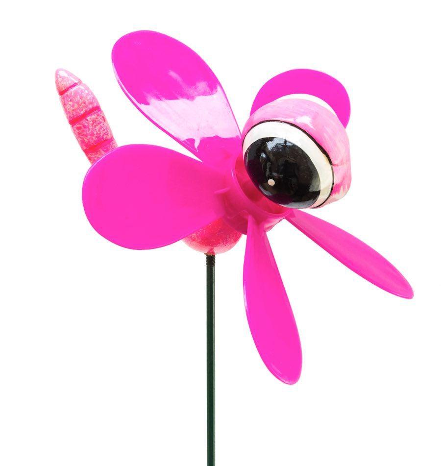 Fountasia Fun Spinner Dragonfly - Pink - Towsure