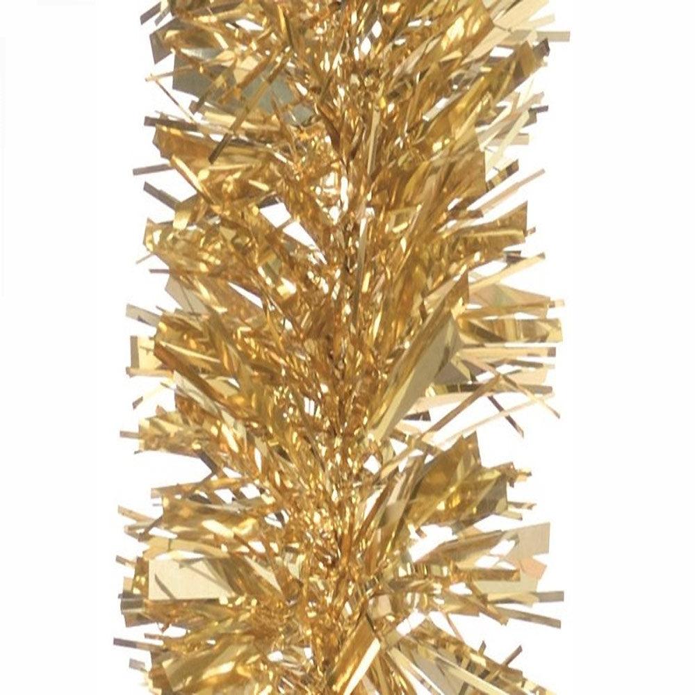 Gold Chunky 10cm Christmas Tinsel Silver - 2 Metres