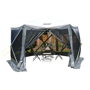 Maypole Pop Up Screen House Gazebo - 6 Sided - Towsure