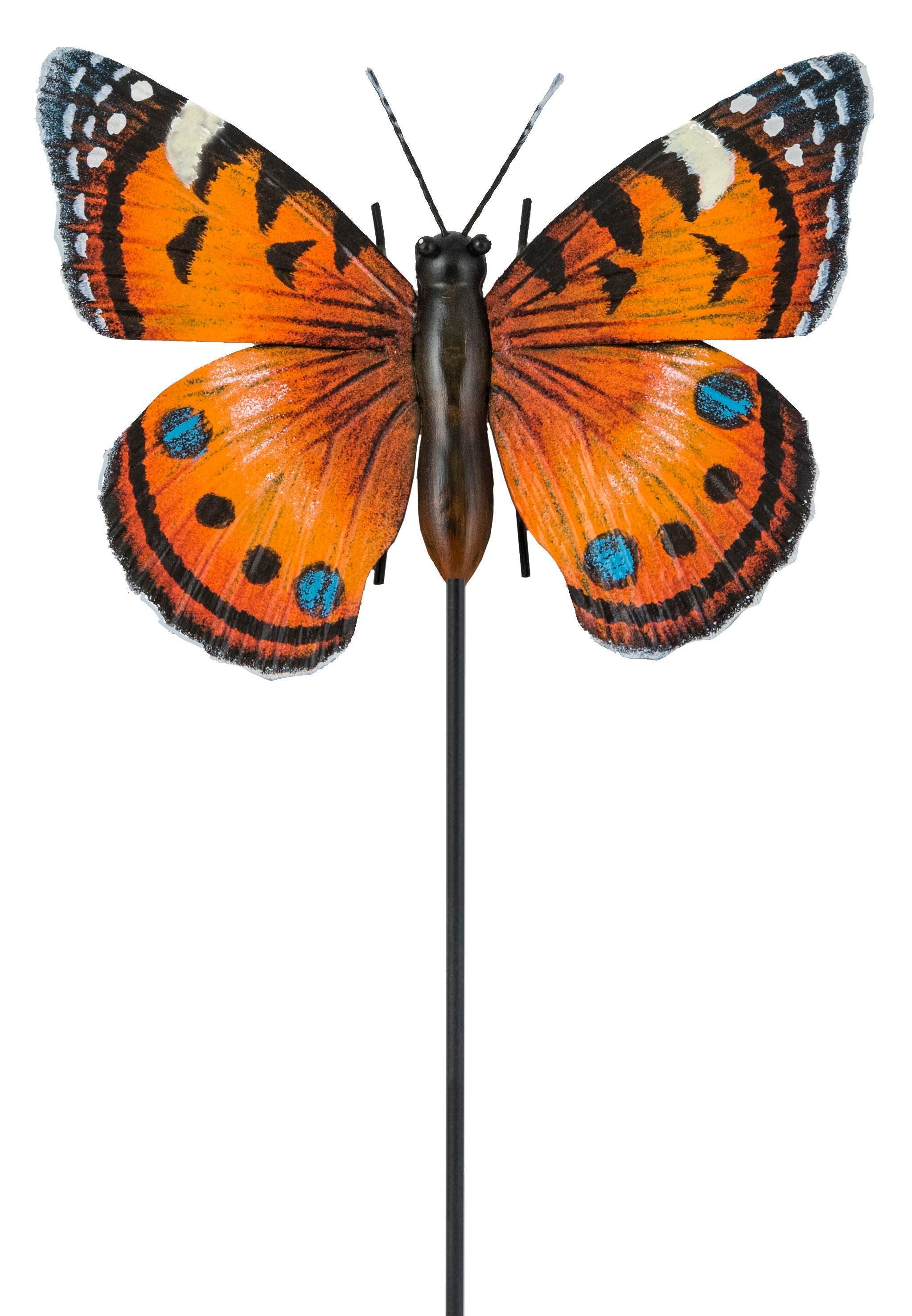 Orange butterfly Garden Mini Stake - Towsure