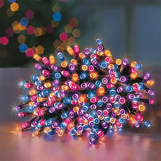 Premier 1000 Multi-Action LED Christmas Lights - Rainbow