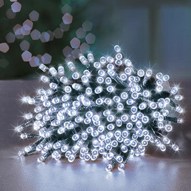 Premier Decorations Supabrights 720 LED Lights with Timer - White