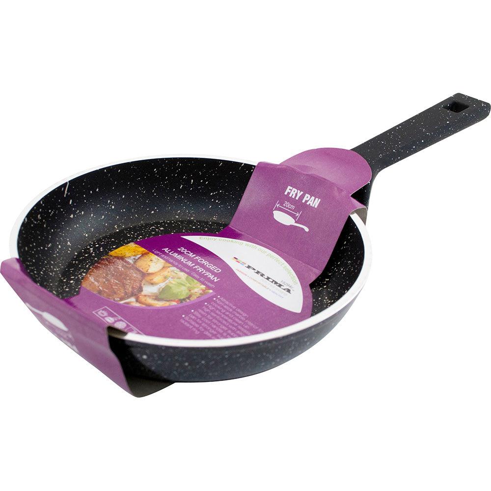 Prima 20cm Forged Aluminium Frying Pan - Marble Coating - Towsure