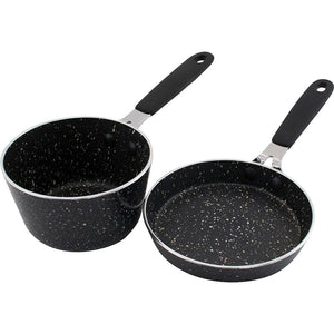 Prima 2pc Non Stick Mini Milk/Fry Pan Cookware Set - Towsure