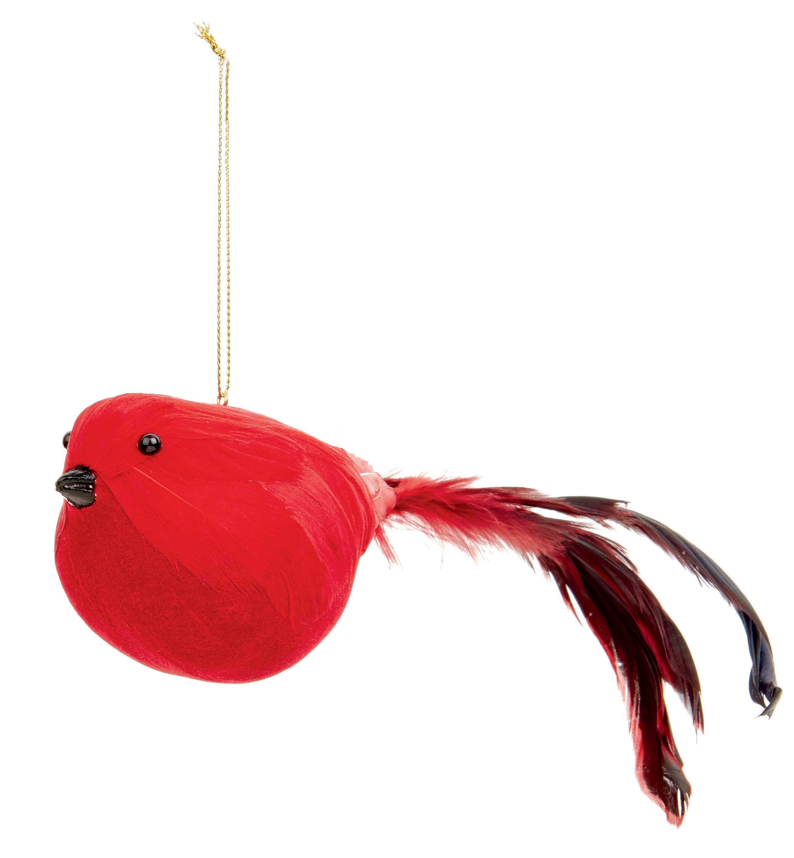 Red Bird Christmas Tree Decoration - 22cm - Towsure