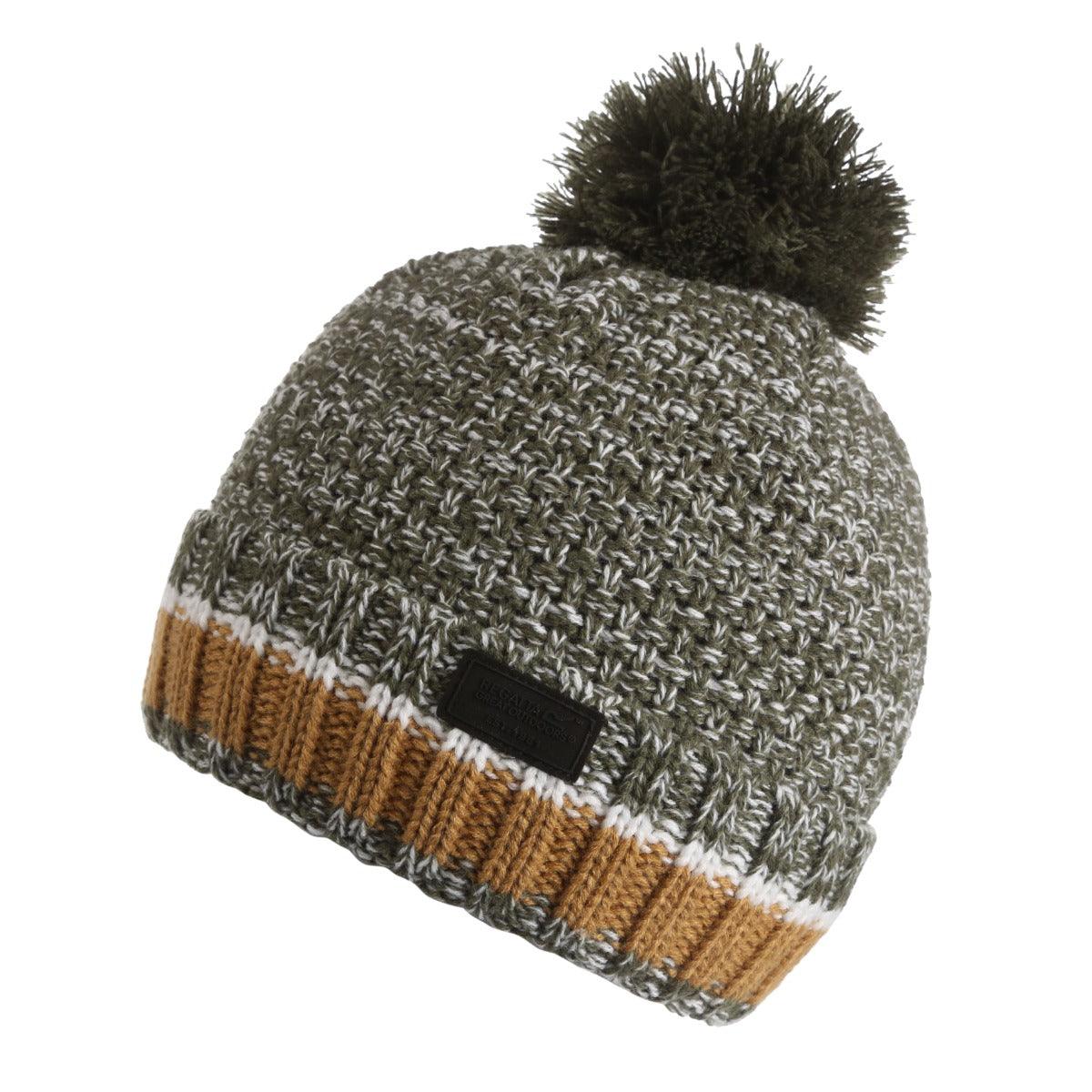 Regatta Men's Davion Knitted Hat V - Dark Khaki