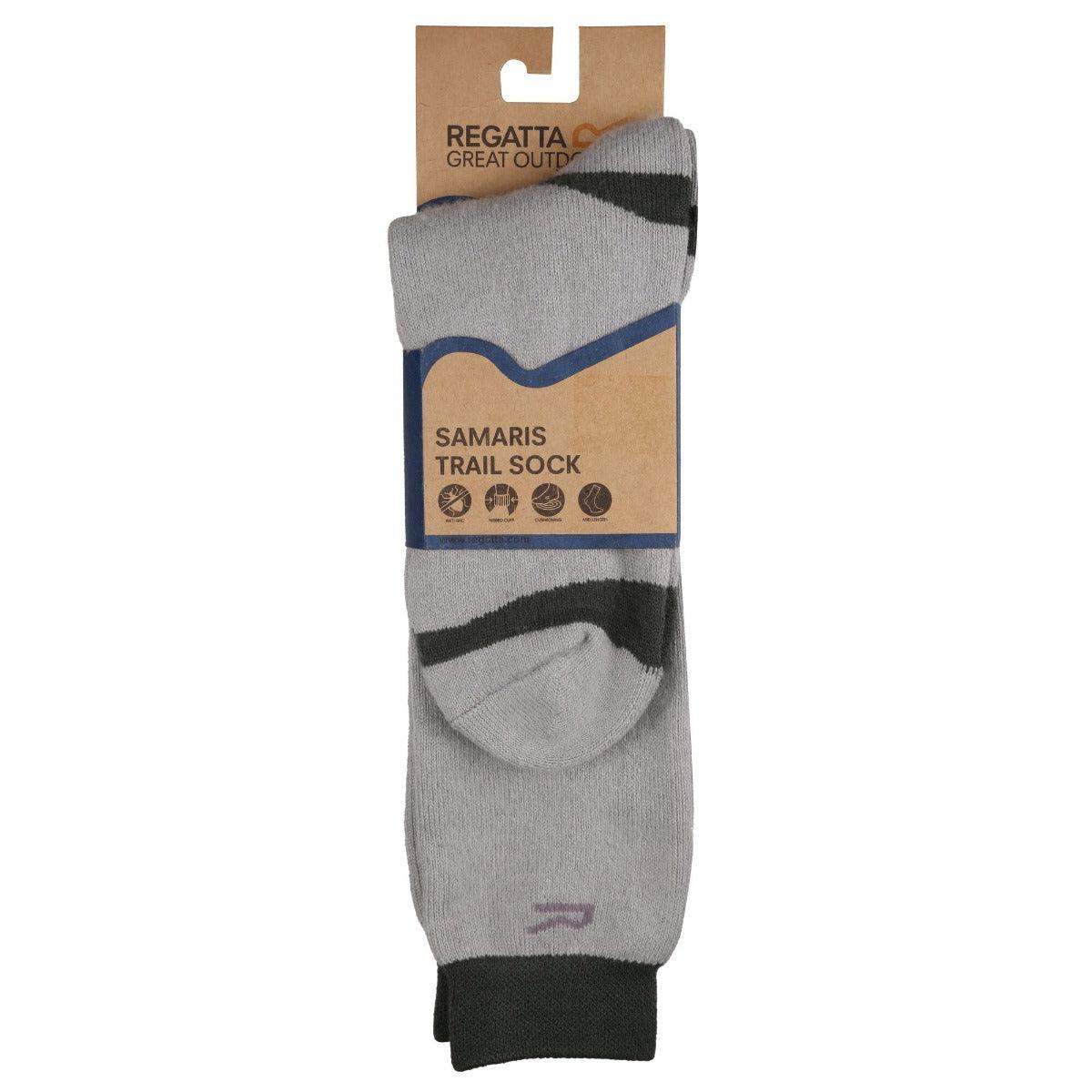 Regatta Mens Wellington Socks - Dark Steel