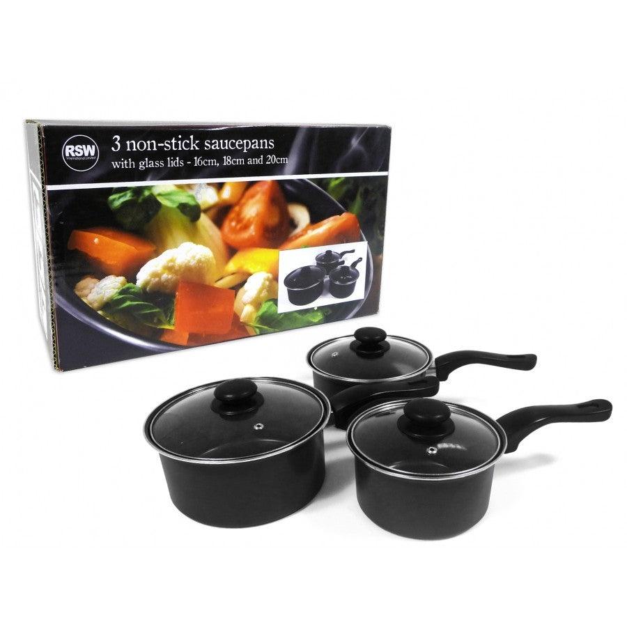 Royle Home Non-Stick Saucepan (3pc) - Towsure