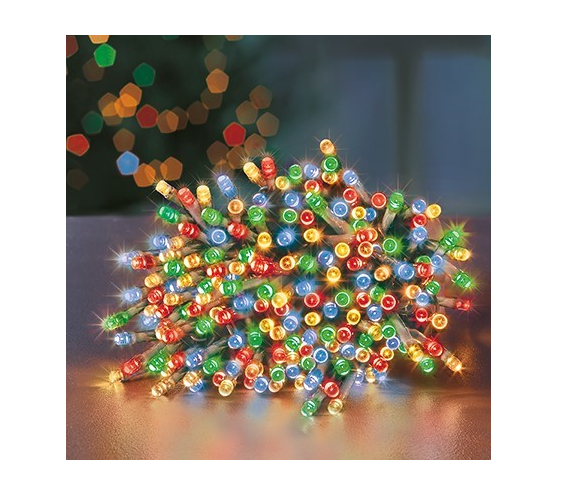 Premier Decorations 200 LED Supabrights Multi Colour LED Lights