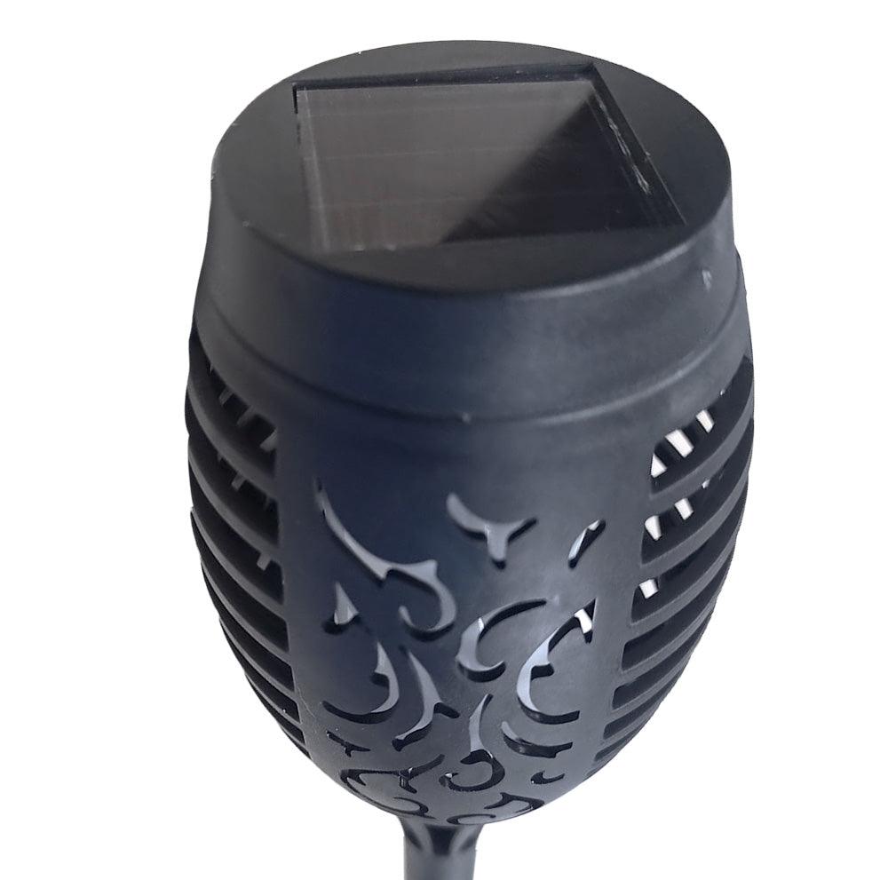 Solar Flickering Flame Torch Effect Garden Light - 39cm Tall