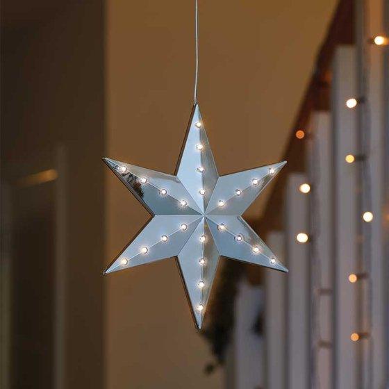 Three Kings LED Shooting Star - Silver