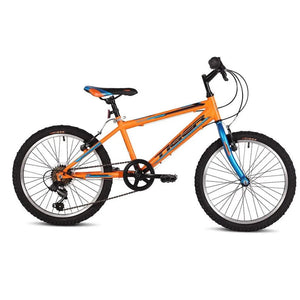 Tiger Warrior 20" Wheel Boys Mountain Bike - Orange