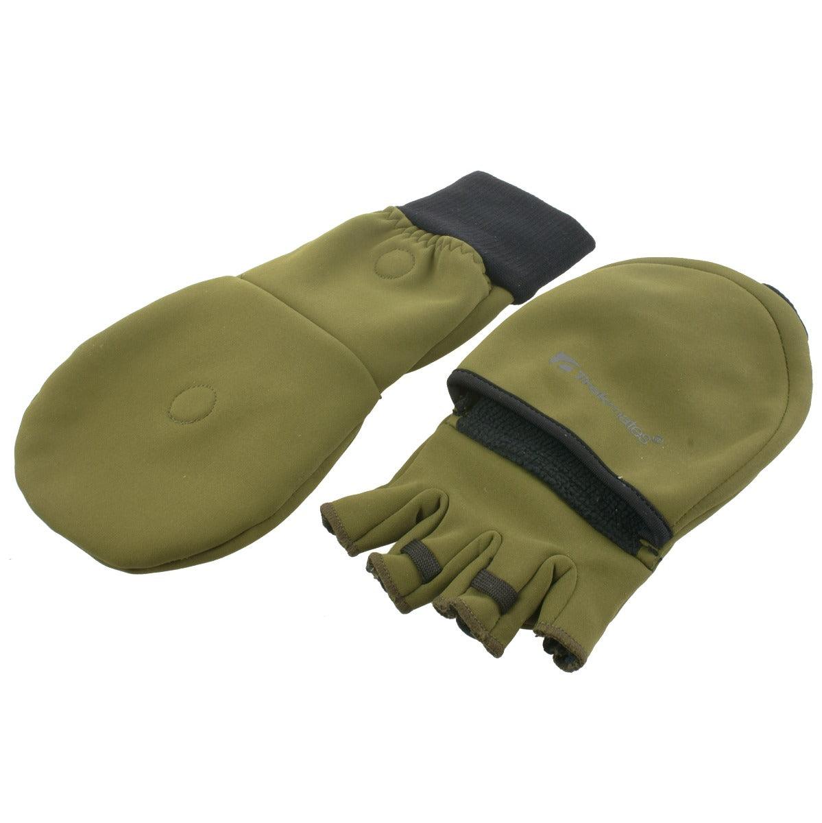 Trekmates Rigg Gore-Tex Convertible Mitts - Olive Green