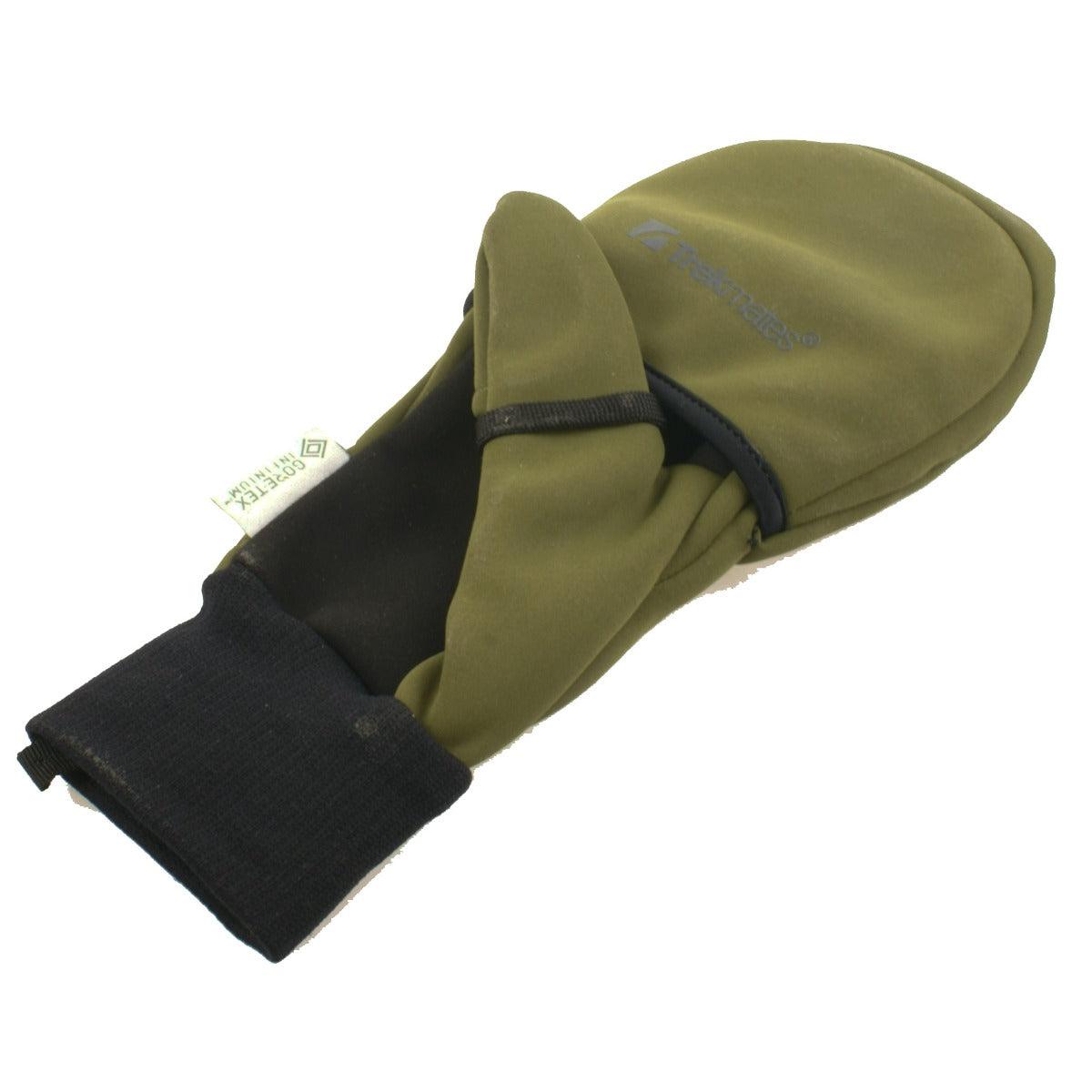 Trekmates Rigg Gore-Tex Convertible Mitts - Olive Green