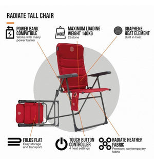 Vango Radiate Tall Chair - Towsure